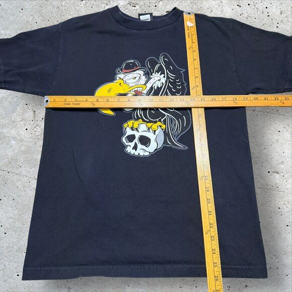 2013 Hot Leathers Vulture Skull Graphic T-Shirt Men’s M Black Biker Moto Tee - Picture 11 of 11